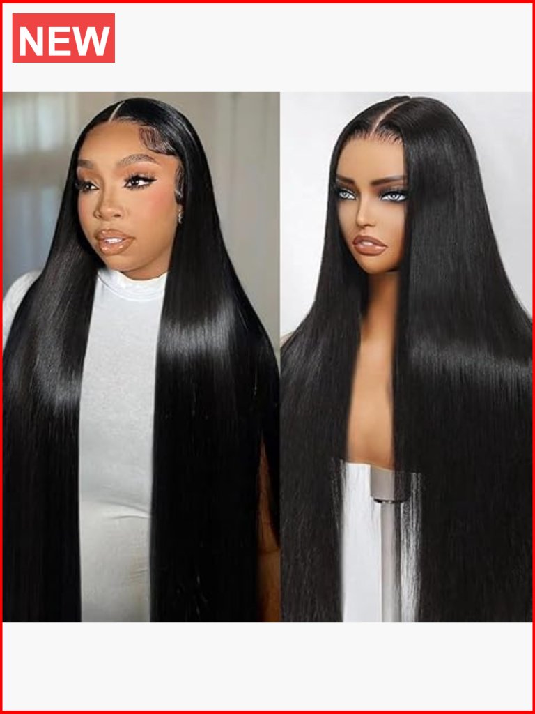 30 Inch 13x6 Lace Front Wig Human Hair 200 Density Hd Transparent Straight Lace